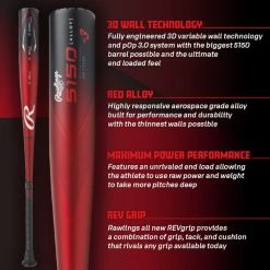 EASTON Rawlings Clout -3 (2 5/8" Barrel) Bbcor Baseball Bat RBB3C3 -Deals Baseball Store RBB353 INFO